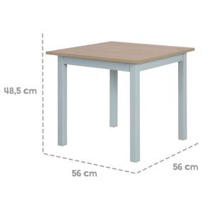 Kindersitzgruppe Woody taupe Grau - Holzwerkstoff - 56 x 49 x 56 cm