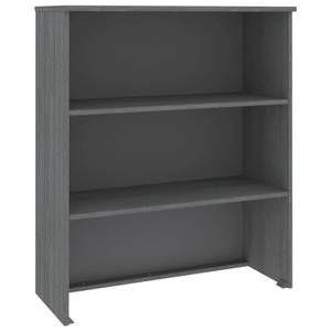 Highboard-Oberteil DE4032 Grau - Massivholz - 35 x 100 x 85 cm