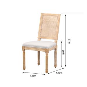 Lot de 2 chaises CAMBRIDGE Gris