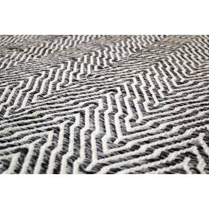 Tapis coton design GLAZE Gris - 160 x 230 cm