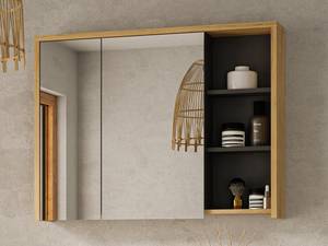 Toilettenschrank PURNAL Beige - Holzwerkstoff - 18 x 75 x 100 cm