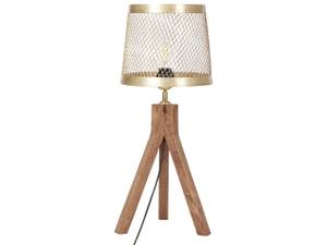 Lampe de table BEKI Marron - Bois massif - 26 x 63 x 26 cm