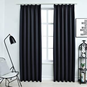 Rideau(lot de 2) 299467 Anthracite - Hauteur : 225 cm