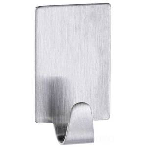 Strip It Rechteckhaken, Edelstahl Silber - Metall - 2 x 4 x 2 cm
