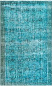 Tapis Ultra Vintage XXVIII Bleu - Textile - 140 x 1 x 241 cm