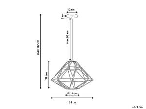 Lampe suspension GUAM Noir