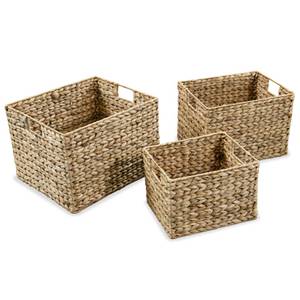 Panier de rangement (lot de 3) 245490 Marron - Métal - 30 x 25 x 35 cm