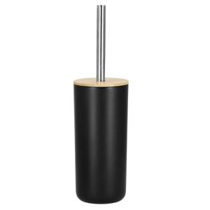 Badaccessoire-Set Badezimmer-Set Bambus Schwarz - Kunststoff