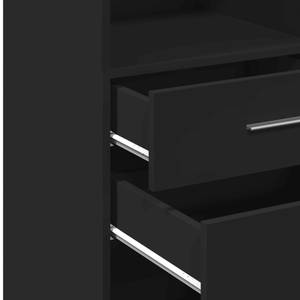 Highboard DE8957 Schwarz - Holzwerkstoff - 43 x 124 x 50 cm