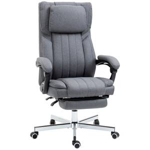 Büro Massagestuhl 921-625V90GY Grau - Textil - 61 x 113 x 65 cm