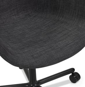 Fauteuil De Bureau ASTRA Noir - Métal - 59 x 85 x 59 cm