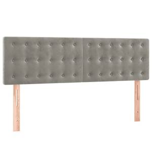 Boxspringbett 3017268-20 Hellgrau - 144 x 193 cm