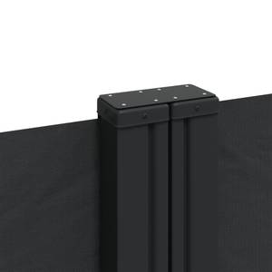 Seitenmarkise 3016426-1 Schwarz - 1200 x 140 cm