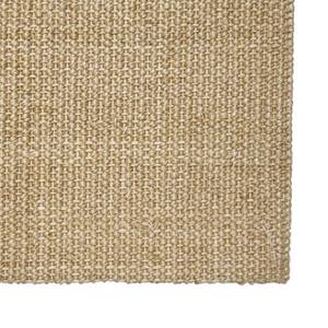 Tapis en sisal 3032244-1 Marron châtaignier - 66 x 300 cm