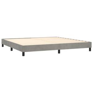 Boxspringbett 3017268-15 Hellgrau - Breite: 200 cm