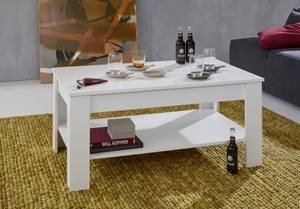 Table basse blanc GAMMA Blanc - Bois manufacturé - 110 x 49 x 67 cm