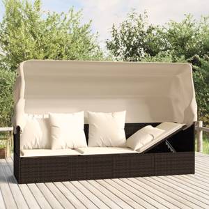 Outdoor Loungebett 3028901 Braun - Creme