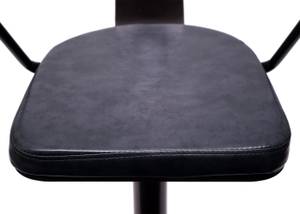 Tabouret de bar H10b (lot de 2) Noir - Gris