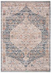 Innenteppich Serenity KENITRA Blau - Taupe - 90 x 150 cm