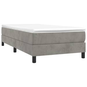 Boxspringbett 3017513-2 Hellgrau - 193 x 25 cm