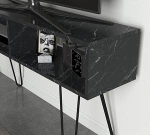 TV Lowboard Alya mit Metallfüße Grau - Holzwerkstoff - 120 x 68 x 29 cm