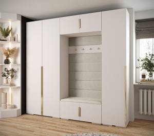 Garderobe Inova 1 Z8 Gold - Weiß - Gold