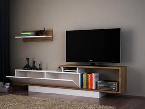 TV-Wand RANEBI Braun - Holzwerkstoff - 29 x 45 x 180 cm