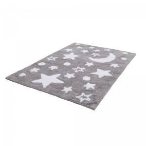 Tapis enfant NIGHT BIO Gris - 120 x 170 cm