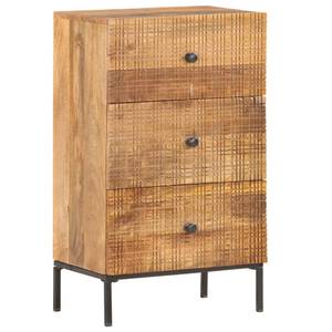 Sideboard 286560 Braun - Metall - Massivholz - Holzart/Dekor - 30 x 75 x 45 cm