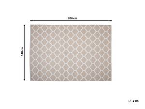 Tapis d'extérieur AKSU Beige - Blanc