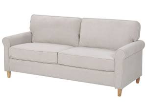 3-Sitzer Sofa RONNEBY Beige - Creme - Eiche Hell