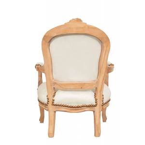 Fauteuil Baroque LOUIS XVI Blanc - 51 x 50 cm