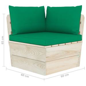 Garten-Lounge-Set (10-teilig) 3016490-23 Grün