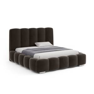 Doppelbett Leytron Dunkelbraun - Breite: 208 cm