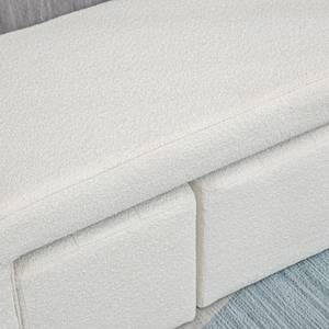 Hocker 838-432V00WT Weiß - Textil - 43 x 45 x 89 cm