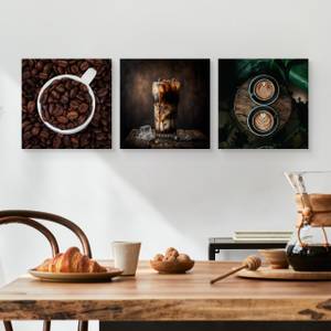 Set De Tableaux CAFÉ Grains De Café 3D 150 x 50 x 50 cm