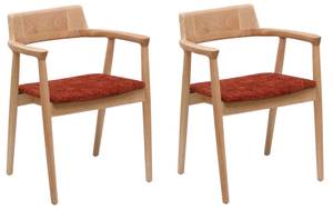 Lot de 2 chaises CORDOBA Rouge