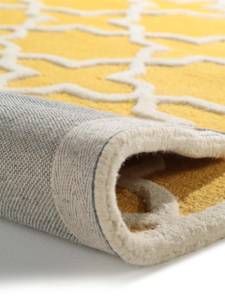 Tapis de laine Windsor Jaune - Fibres naturelles - 120 x 2 x 170 cm