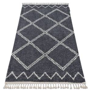 Teppich Berber Asila B5970 Grau / Weiß 180 x 270 cm