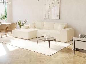 Schlafsofa AMELIA Beige - Textil - 165 x 80 x 302 cm