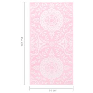 Tapis d'extérieur 3006547-7 Rose foncé - 150 x 80 cm