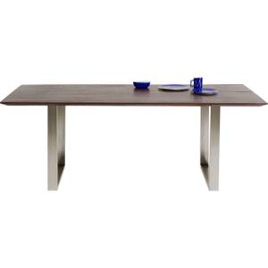 Table Symphony Walnut Gris brillant - 160 x 80 cm