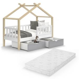 Lit cabane Design 38264 Blanc