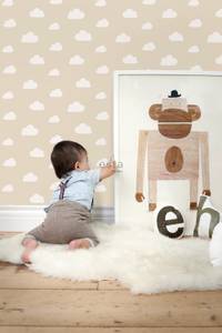 Tapete kleine Wolken 7386 Beige