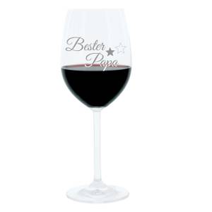 Gravur-Weinglas Bester Papa Glas - 9 x 23 x 9 cm