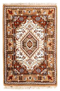 Indo Bidjar - 91x61cm Beige - Naturfaser - 61 x 2 x 91 cm