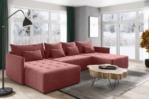 Ecksofa Big Sofa Eckcouch Molo U Form Altrosa