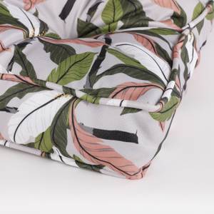 Sitzkissen Tropical Grün - Textil - 45 x 7 x 45 cm