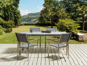 Gartenset COSOLETO 5-tlg Grau - Silber - 4er Set