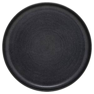 Essteller SAFARI, Ø 21 cm, schwarz Schwarz - Keramik - 22 x 2 x 22 cm